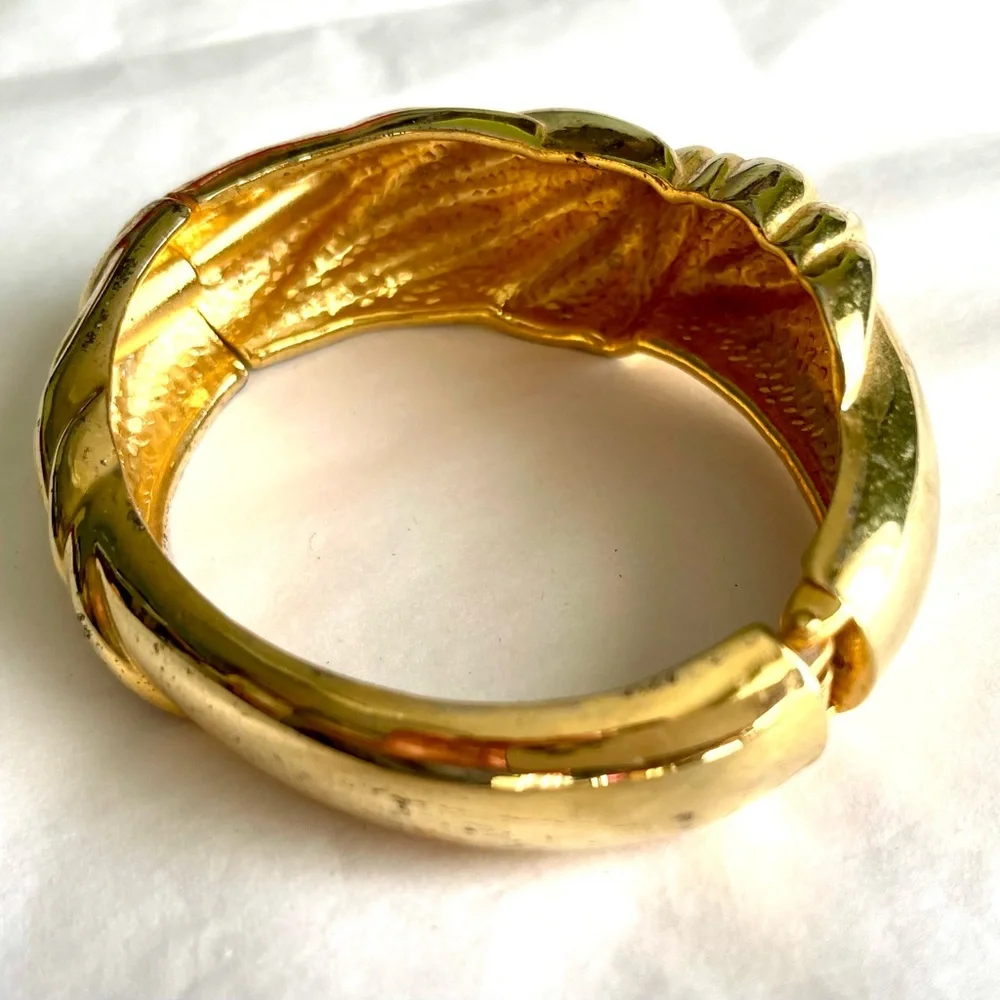 Vintage Gold Bangle Heavy Weight